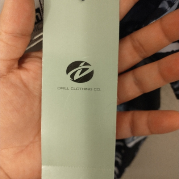 Drill NYC Shirt Black Grey Rose Print Button Down - Picture 8 of 11